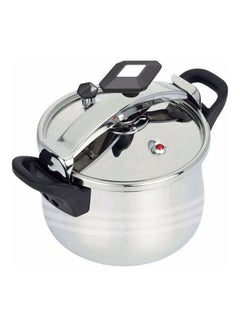 Buy Stainless Steel Pressure Cooker Silver/Black 11Liters in UAE