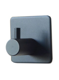 Buy Adhesive Towel Hook Black 4.5x2.6x4.5cm in UAE