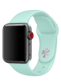 Buy Solid Replacement Band For Apple Watch Series 5/4/3/2/1 Marine Green in Egypt
