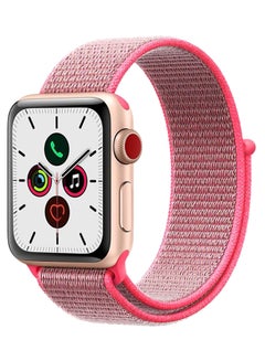 Buy Solid Replacement Band For Apple Watch Series 5/4/3/2/1 Brilliant Pink in UAE