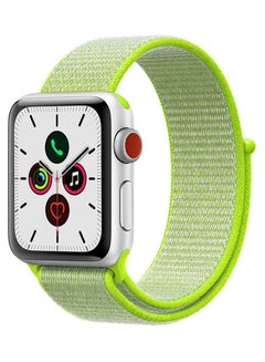 Buy Solid Replacement Band For Apple Watch Series 5/4/3/2/1 Neon in UAE