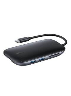 Buy USB-C to 3-Port USB 3.1 Gen 1 Hub With Ethernet Port Black in UAE