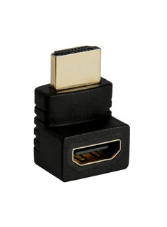 Buy 270 Degree HDMI Male To Female Adapter Connector Black in Saudi Arabia