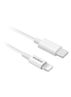 Buy Type-C To Lightning Data Sync And Charging Cable White in Saudi Arabia