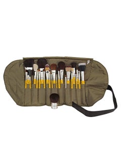 Buy 24-Piece Professional Make-Up Brush Set With Case Multicolour in Saudi Arabia