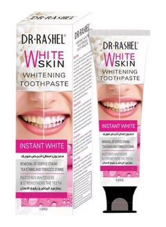 Buy Skin Whitening Toothpaste White 120grams in Saudi Arabia