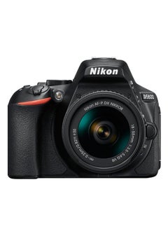 اشتري كاميرا D5600 الرقمية ذات العدسة الأحادية العاكسة مع عدستي تكبير مقاس 18-55 مم و70-300 مم في الامارات