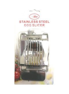 Buy Stainless Steel Egg Slicer Silver 13cm in UAE