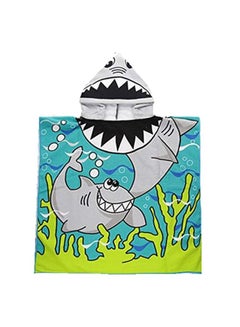 Buy Shark Printed Poncho Towel With Hood in Saudi Arabia