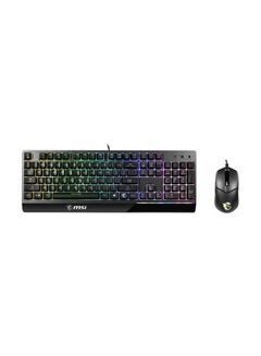 Buy 2-Piece Vigor Wired Keyboard And Mouse Combo Black in UAE