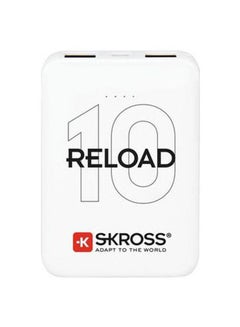 Buy 10000.0 mAh Reload 10 Power Bank White in UAE