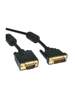 اشتري كابل توصيل HDMI إلى VGA أسود في الامارات