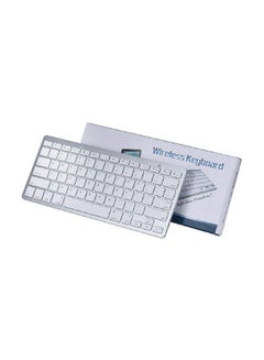 Buy Wireless Bluetooth Keyboard For Windows And Apple iPad White in Saudi Arabia