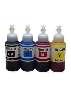 Buy Pack Of 4 Epson Ink Cartridge Set 70ml Black/Yellow/Pink in UAE