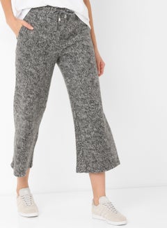 اشتري Mid-Rise Drawstring Printed Culottes في الامارات