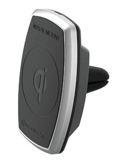 Buy Qi Wireless Charging Magnetic Magic Mount Black/Silver in UAE