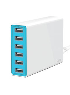 Buy 6-USB Ports USB Charger White in UAE