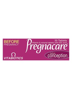 Vitabiotics Pregnacare Conception Tab 30 Tablets Ksa Riyadh Jeddah