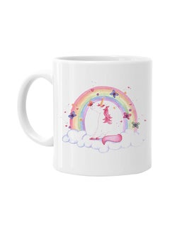 Buy Unicorn Printed Mec Mug White in Saudi Arabia