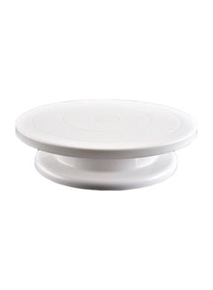 Buy Turntable Cake Plate White 28centimeter in Egypt