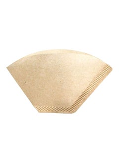 Buy Coffee Filter Paper Beige 10.5x14centimeter in Saudi Arabia