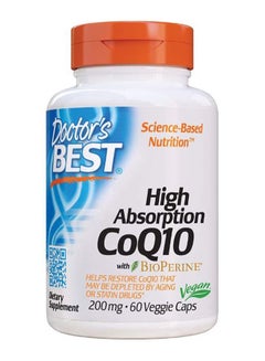 Buy High Absorption CoQ10 With BioPerine - 60 Capsule in UAE