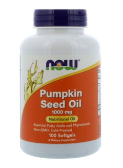 Buy Pumpkin Seed Oil 1000mg 100 Softgels in UAE