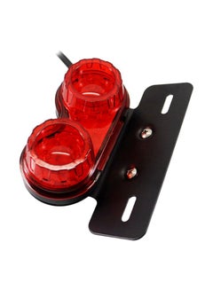 Buy Universal LED Motorcycle Dual License Plate Holder Lights in UAE