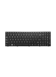 Buy Replacement Laptop Keyboard For Lenovo G580 - English Black in UAE