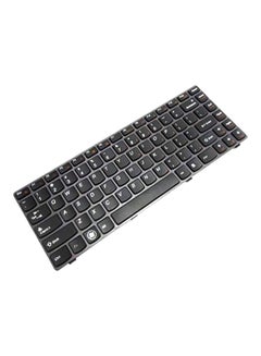 Buy Replacement Laptop Keyboard For Lenovo G480 - English Black in UAE