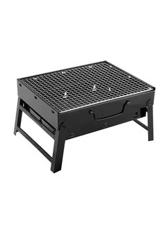 Buy Folding Outdoor Barbeque Grill Black 36X10.5X28cm in Egypt