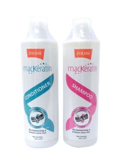 Buy Protein And Keratin Shampoo And Conditioner Set 340ml in Saudi Arabia
