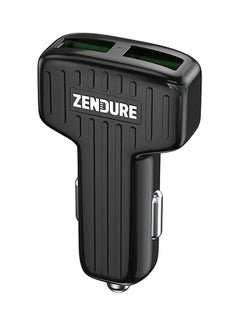 Buy Dual USB Car Charger Black in Egypt