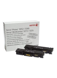 Buy 2-Piece Toner Cartridges For Phaser 3052/3260 And WorkCentre 3215/3225 Black in Saudi Arabia