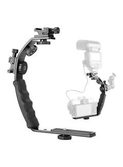 Buy L-Shaped Camera Bracket With Stand Black in UAE