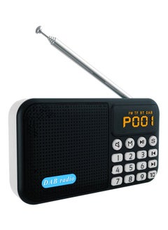 Buy Bluetooth FM Radio With MP3 Player 1V665 Black/Silver/Yellow in UAE