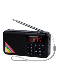 اشتري راديو FM مع مٌشغل MP3 Y-509 أسود في الامارات