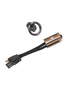 Buy USB To Micro USB Key Cable Black in Saudi Arabia