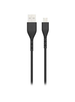 Buy Micro USB To USB 2.0 Data Sync Charging Cable Black in UAE