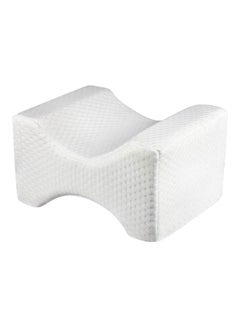 اشتري Leg Positioner Knee Pillow cotton White 26x21x15cm في السعودية