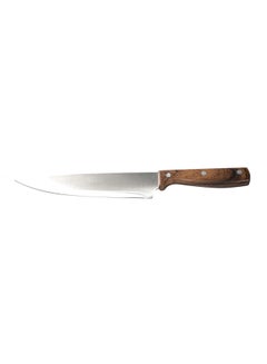 Buy Sharp Design Chef Knife Silver/Brown 8inch in UAE