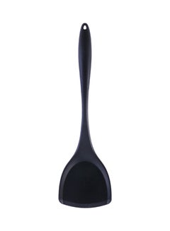 Buy Heat-Resistant Silicone Spatula Black 35 x 2 x 11centimeter in Saudi Arabia