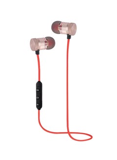 Buy Wireless In-Ear Earphone Gold/Red in Egypt