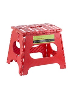 Buy Folding Stool Red 11inch in UAE