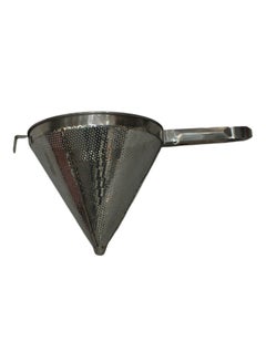 Buy Cone Shape Handle Strainer Silver 10cm in UAE