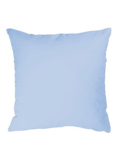 Buy 2-Piece Soft Plain Color Cushion Combination Blue 45x45centimeter in Saudi Arabia
