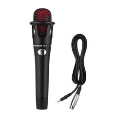 Buy Handheld Wired Condenser Microphone I4574BR Black/Red in Saudi Arabia