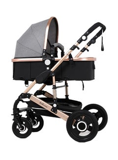 Buy 3-in-1 Belecoo Baby Stroller Classic Pram With Adjustable Non Slip Handle in Saudi Arabia