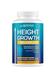 Buy Height Growth Maximizer With Calcium For Bone Strength, Hormone Free - 60 Capsules in Saudi Arabia