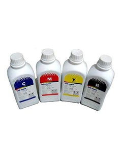 اشتري Pack Of 4 Printer Ink Bottle multicolour في السعودية